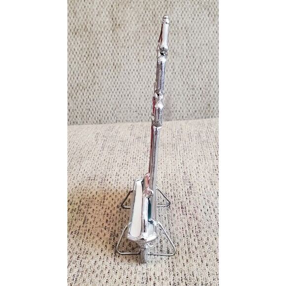 Red Lighthouse Stained Glass Standing SunCatcher Home Decor - Picture 4 of 6